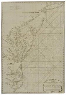 Holland - Chart of the Coast of North America