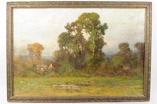 Edward Loyal Field " New England Landscape" O/C