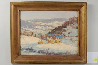 Winfield Scott Clime "New England Landscape"