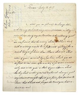 William Hooper, Autograph Letter Signed