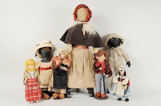 Group Vintage Dolls