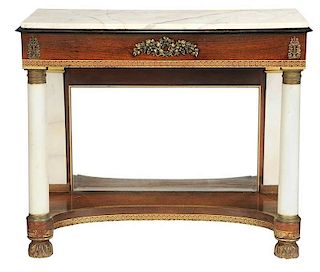American Classical Stenciled Pier Table
