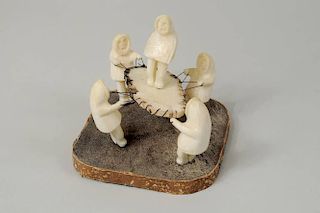 Inuit Carved Marine Ivory Sculpture