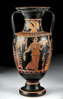Greek Paestan Neck Amphora, TL Tested