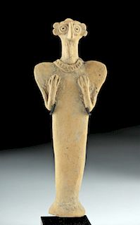 North Syrian Abstract Pottery Figure - Astarte