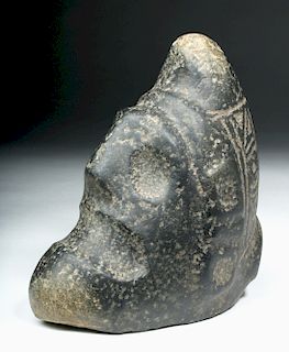 Large / Fine Taino Stone Zemi - Old Museum Label