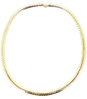 Cartier 18K Yellow Gold Ladies Necklace.