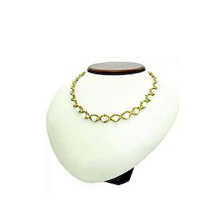 M. Buccelati 18k Two Tone Yellow Gold Necklace