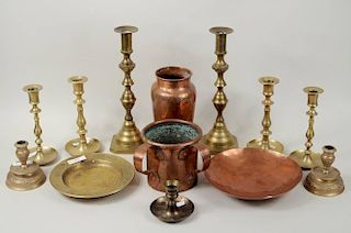 Group Copper & Brass Items