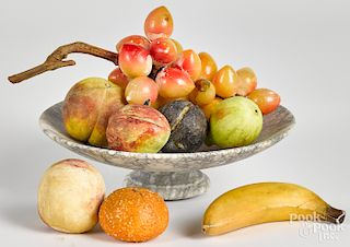 Group of stone fruit.