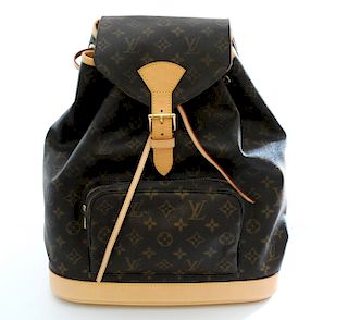 Louis Vuitton 'Montsouris GM' Backpack w/ Box