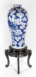 A Chinese Porcelain Vase, Height 17 1/4 inches.