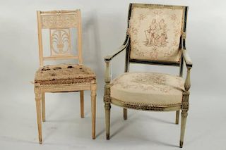 Two French Directoire Chairs