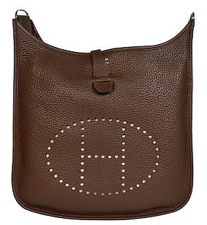 Hermes Cleamence Leather 'Evelyne PM' Bag 2014