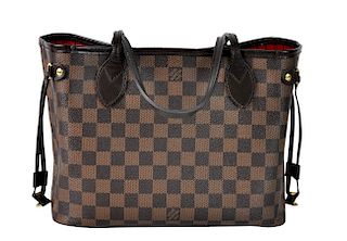 Louis Vuitton 'Neverfull PM' Tote in Ebene Damier