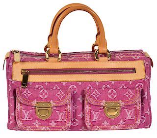 Pink 'Neo Speedy' Monogram Louis Vuitton Handbag
