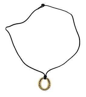Tiffany &amp; Co Peretti Sevillana 18K Gold Diamond Cord Necklace