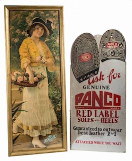 SELZ SHOES PAPER ADVERTISING SIGN
