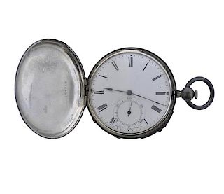 Antique Silver Repeater Pocket Watch
