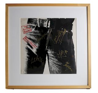 The Rolling Stones "Sticky Fingers" Album Signed