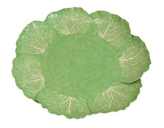 Dodie Thayer Lettuce Leaf Ware Serving Tray