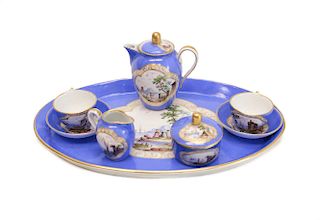 Meissen Porcelain Children's Miniature Tea Service Set