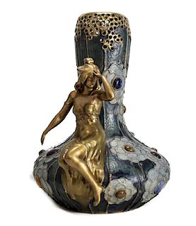 Amphora Lady of the Rhine Gres Bijou Vase