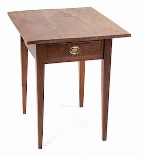 SOUTHERN FEDERAL WALNUT ONE-DRAWER WORK TABLE