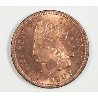 United States Indian Head Penny 1907