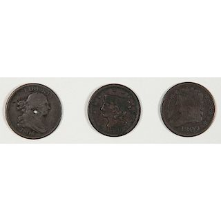 United States Half Cents 1809-1853