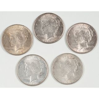 United States Peace Dollars 1922 - 1923