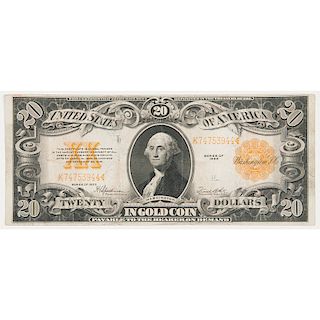 United States Gold Certificate 1922