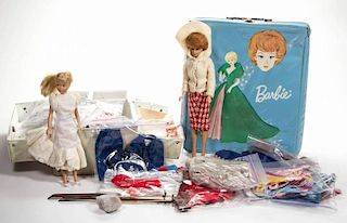 VINTAGE BARBIE ARTICLES IN TWO CASES