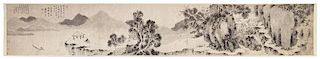 Attributed to Wen Zhengming, (1470-1559), Landscape