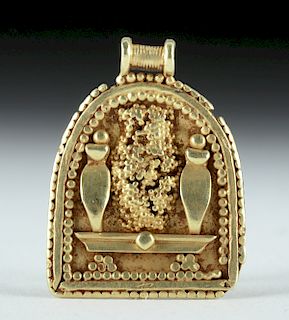 Etruscan 16K Gold Pendant - 2.9 grams