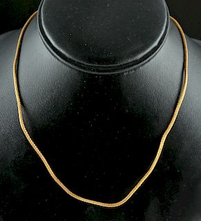 Roman 18K Gold Necklace - 9.9 grams