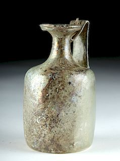 Small Roman Glass Jug - Golden Patina