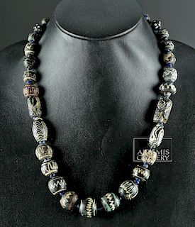 Wearable Roman Millefiori Glass Necklace