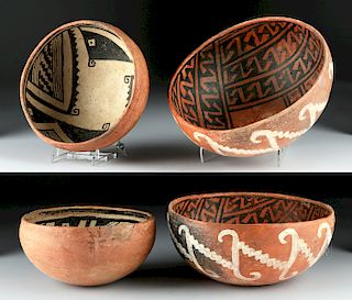 Lot of 2 Anasazi Ceramic Bowls