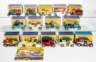 MATCHBOX MODELS OF YESTERYEAR DIE-CAST CARS, LOT OF 14