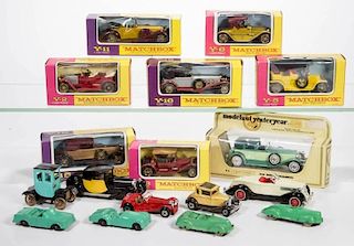 MATCHBOX AND TOOTSIETOY DIE-CAST CARS, LOT OF 16