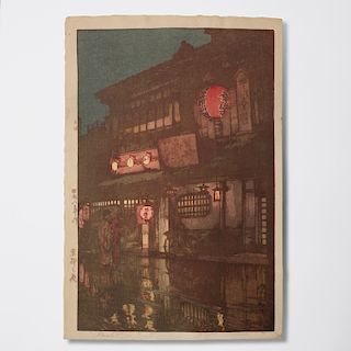 Hiroshi Yoshida (1876-1950): Night in Kyoto 