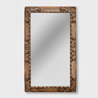 Continental Baroque Style Painted Mirror