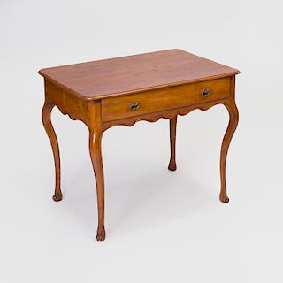 Louis XV Provincial Fruitwood Side Table