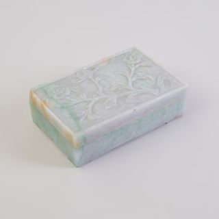 Chinese Jadeite Box and Associated Cover