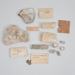 Group of Grand Tour Stone And Marble Artifacts