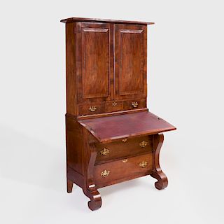 Late Classical Mahogany Bureau Desk