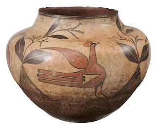 Zia Pueblo Polychrome Pottery [Olla]