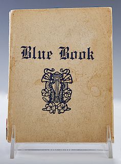 New Orleans "Blue Book," c. 1960-1970, after the 1909 original, the paperback guide to the Storyville district and its bordellos and workers, divided 