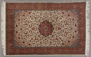 Oriental Carpet, 4' 7 x 6'. Provenance: Private Collection, Gulf Breeze, Florida.